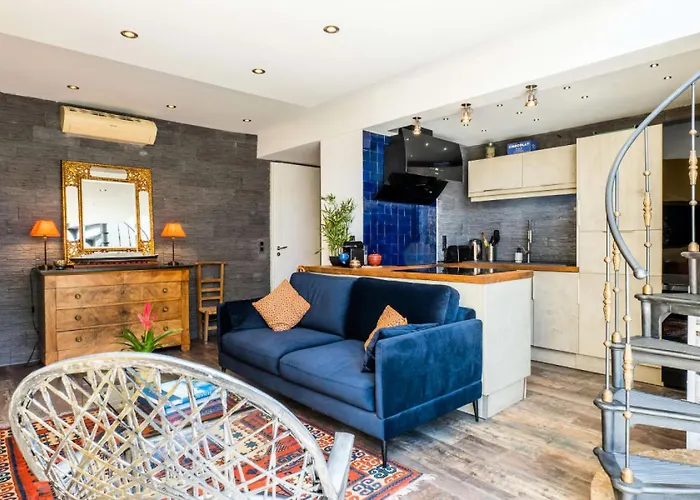 公寓 Duplex En Toit-terrasse A Deux Pas De La Croisette - Duplex En Toit-terrasse A Deux Pas De La Croisette Mae-2383 戛纳