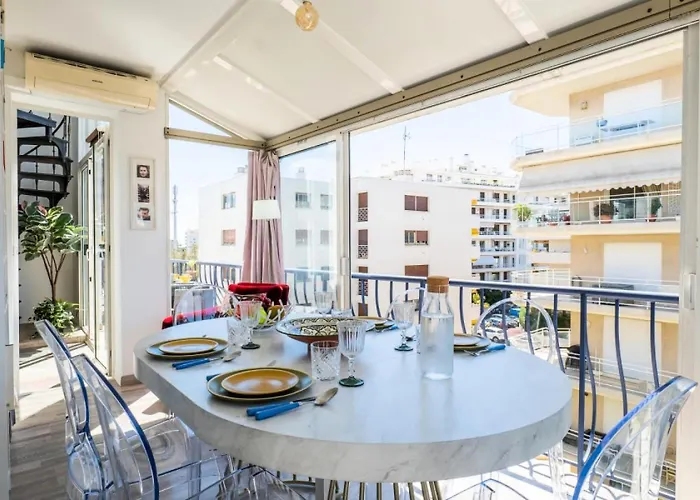 公寓 Duplex En Toit-terrasse A Deux Pas De La Croisette - Duplex En Toit-terrasse A Deux Pas De La Croisette Mae-2383 *